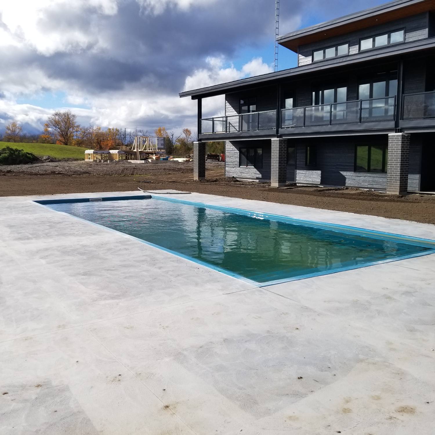 Outdoor Pool with Deck